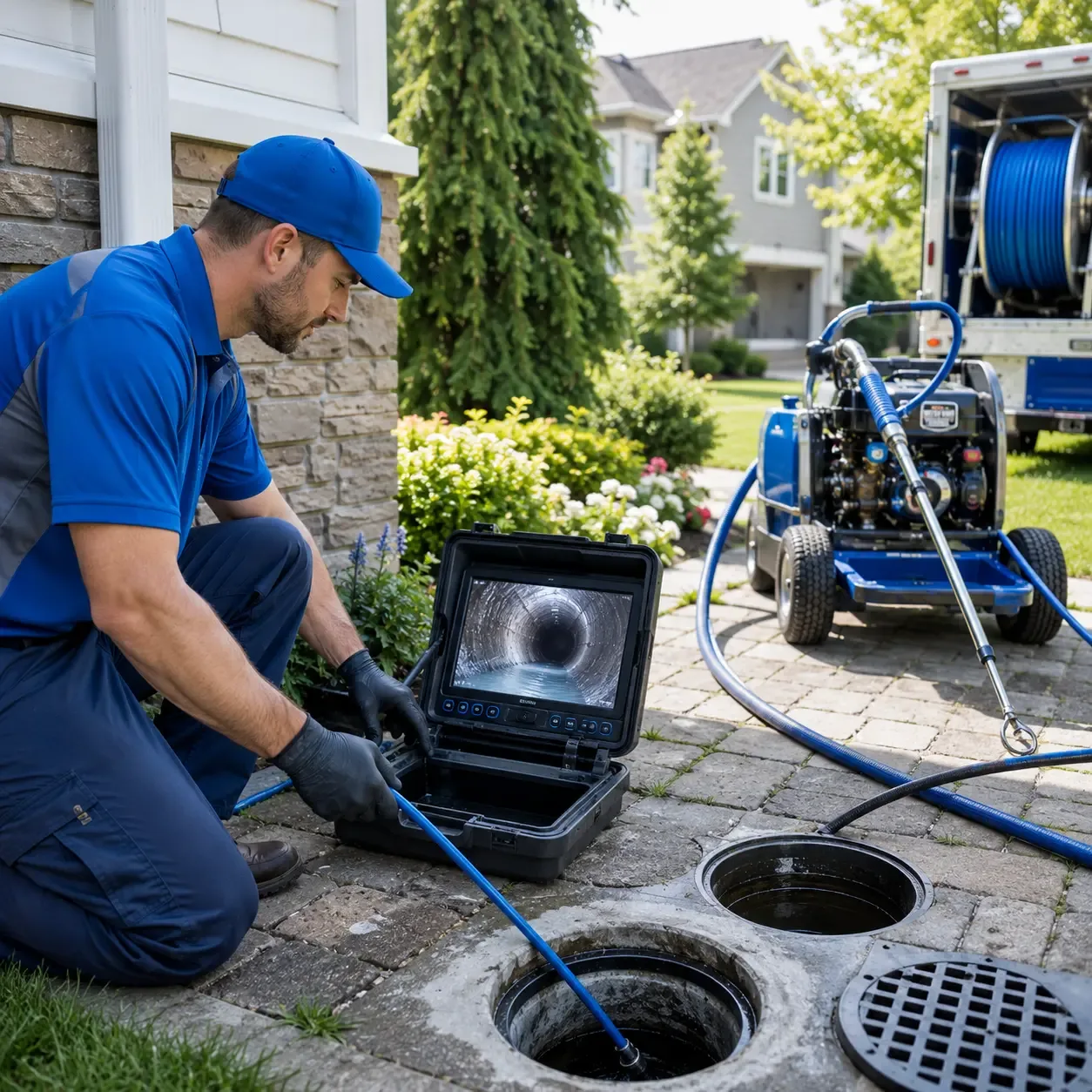 Outdoor drain cleaning professionals serving Frakes, KY